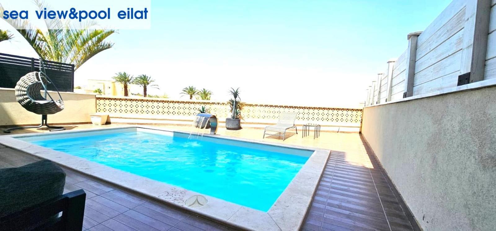 Ferienwohnung sea view&pool eilat Exterior foto