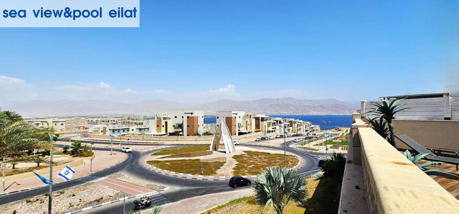 Ferienwohnung sea view&pool eilat Exterior foto